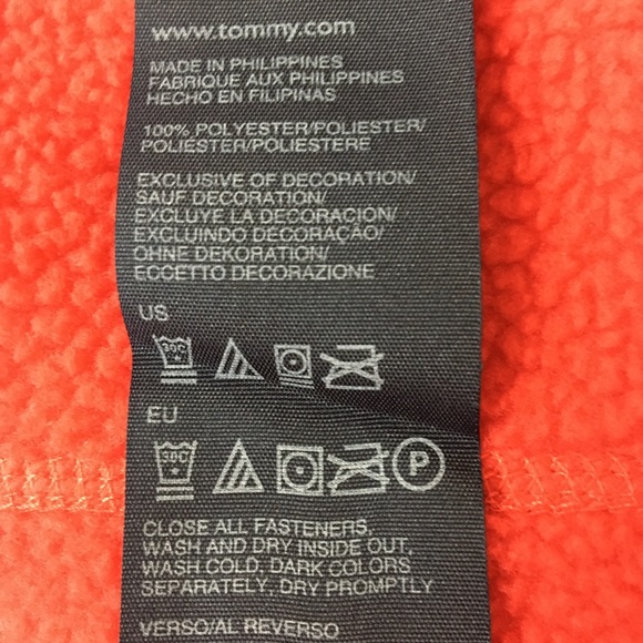 Tommy Hilfiger Jacket Red Mens Zip Front Jacket XXL. - Picture 10 of 10